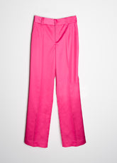 Pantalón satinado recto